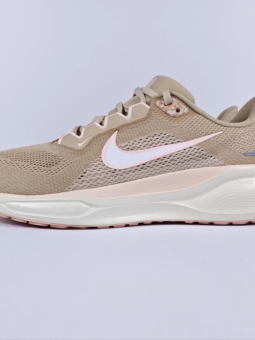 Nike Pegasus 41 Womens 10 Neutral Cushioned Road Running Shoes Beige Pink